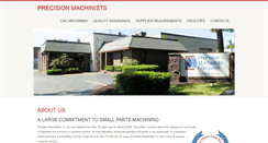 Desktop Screenshot of precisionmachinists.net